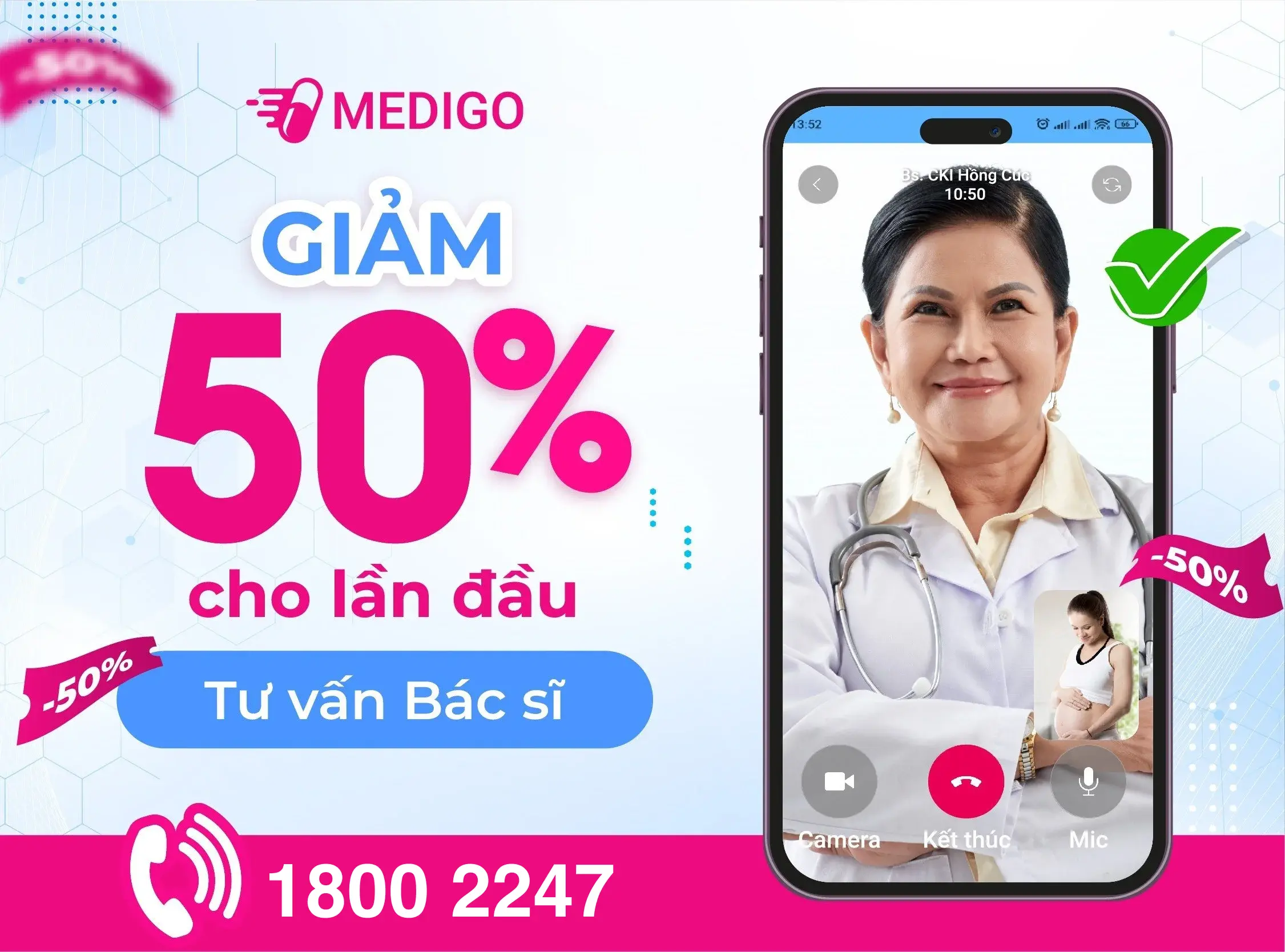 Dịch vụ bác sĩ online Medigo