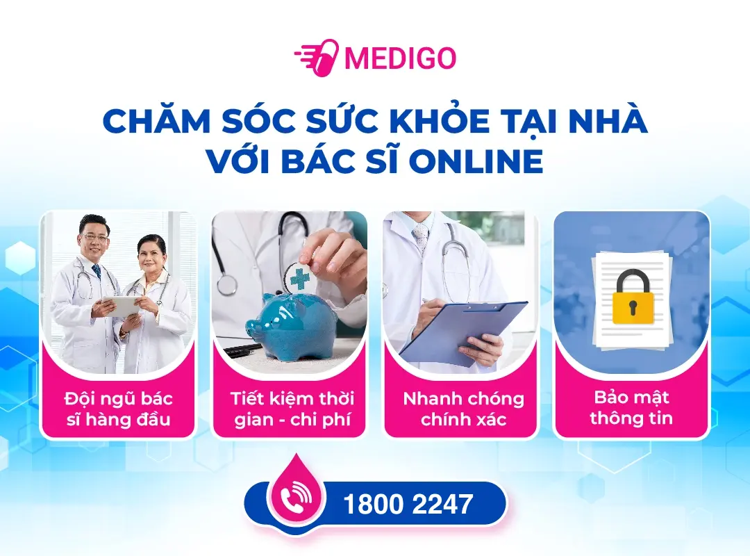 Lợi ích của dịch vụ bác sĩ tư vấn online trên app Medigo