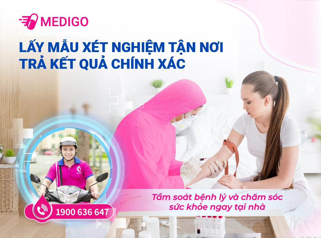 Dịch vụ xét nghiệm tại nhà Medigo gồm những gói xét nghiệm nào?